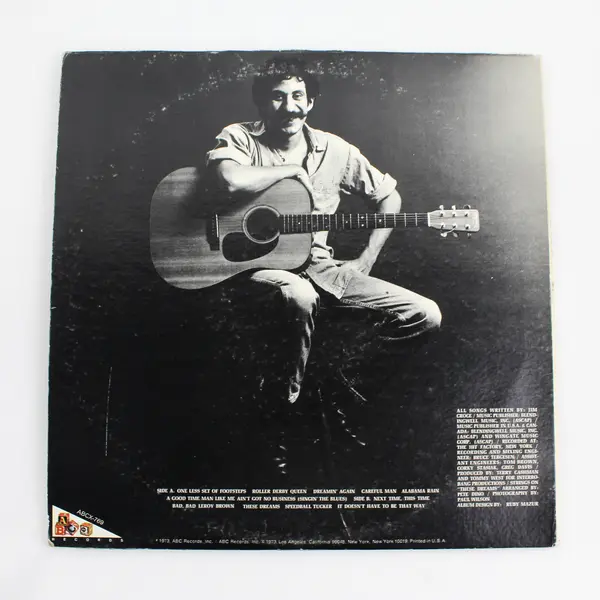 Jim Croce Life And Times 12" Vinyl Record LP