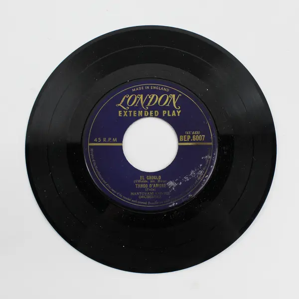 Mantovani El Choclo Tango D'Amore 7" 45 RPM London EP BEP 6007