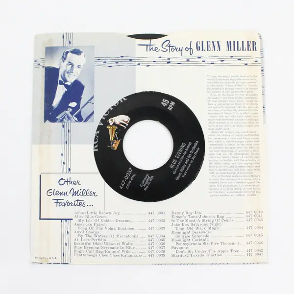 Glenn Miller - Serenade In Blue - Blue Evening 7" Vinyl Record