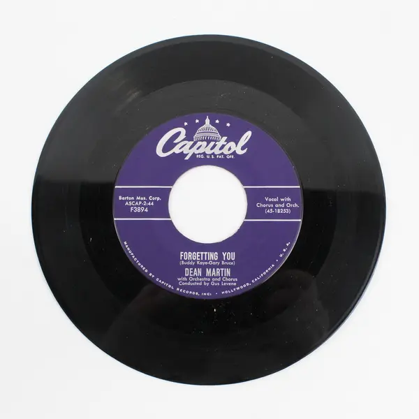 Dean Martin Return to Me Forgetting You 7" 45 RPM Capitol F3894