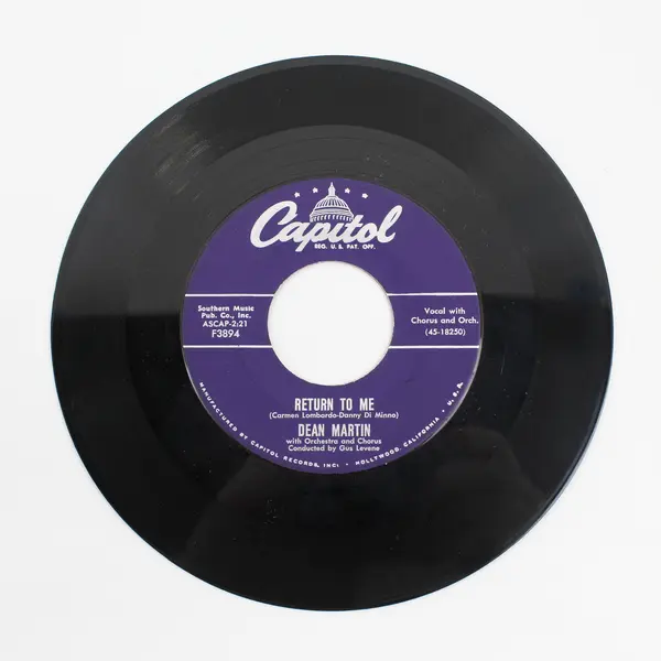 Dean Martin Return to Me Forgetting You 7" 45 RPM Capitol F3894