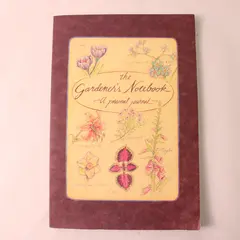 The Gardener's Notebook A Personal Journal Unused 1983 Paperback