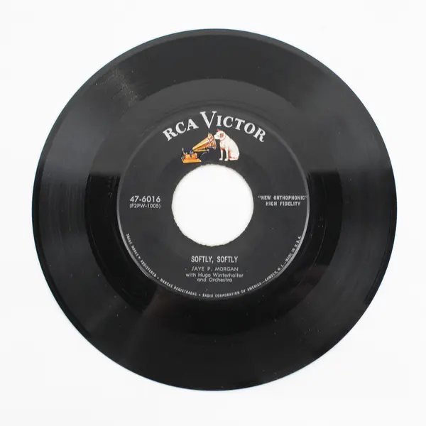 Jaye P. Morgan  Softly Softly/ Danger Heartbreak  Ahead 7" Vinyl Record
