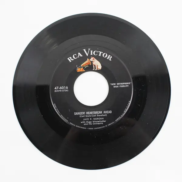 Jaye P. Morgan  Softly Softly/ Danger Heartbreak  Ahead 7" Vinyl Record