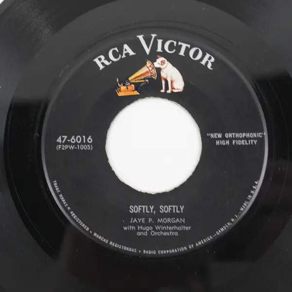 Jaye P. Morgan  Softly Softly/ Danger Heartbreak  Ahead 7" Vinyl Record
