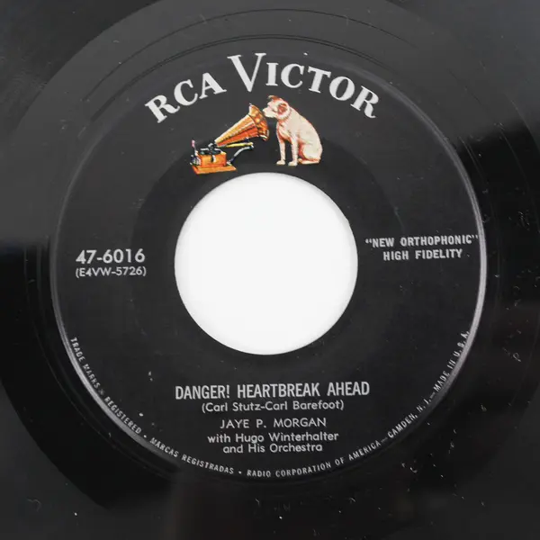 Jaye P. Morgan  Softly Softly/ Danger Heartbreak  Ahead 7" Vinyl Record