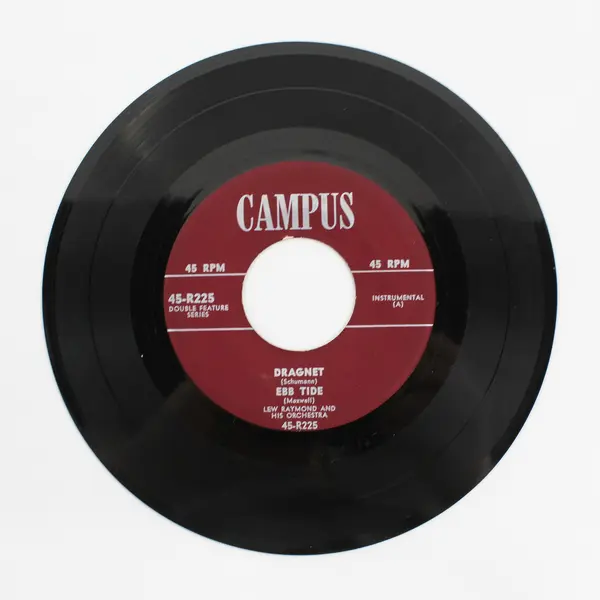 Lew Raymond & His Orchestra Dragnet Ebb Tide 7" Vinyl 45 RPM