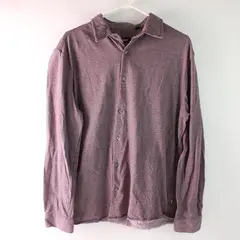 DKNY Burgundy Long-Sleeved Button-Up Men's XL