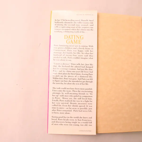 Dating Game by Danielle Steel 2003 Hardcover Novel Hardcover Dust Jacket