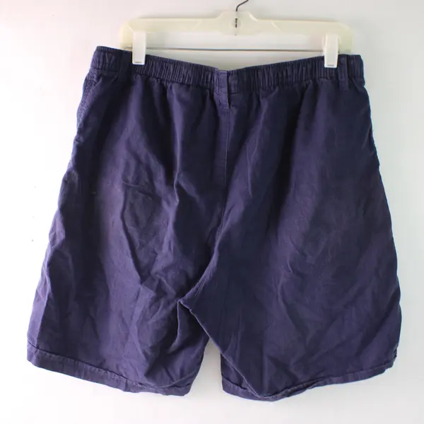 Gloria Vanderbilt Navy Blue Drawstring Shorts Women's Large