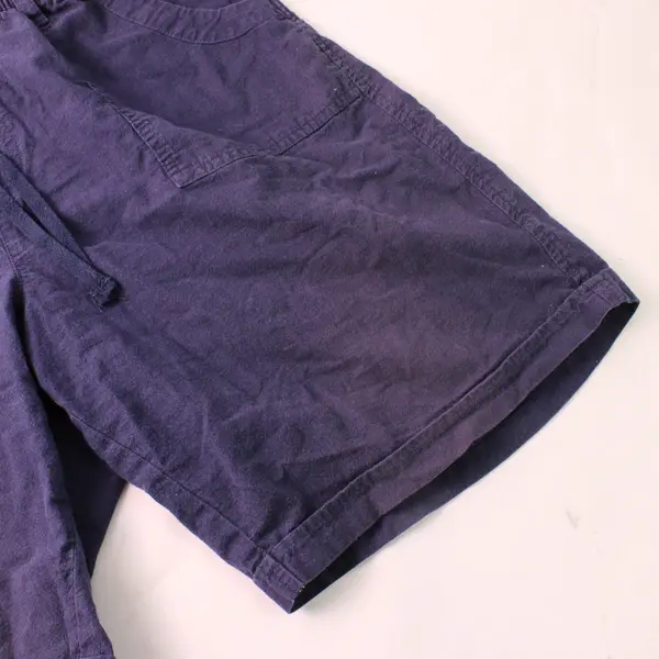 Gloria Vanderbilt Navy Blue Drawstring Shorts Women's Large