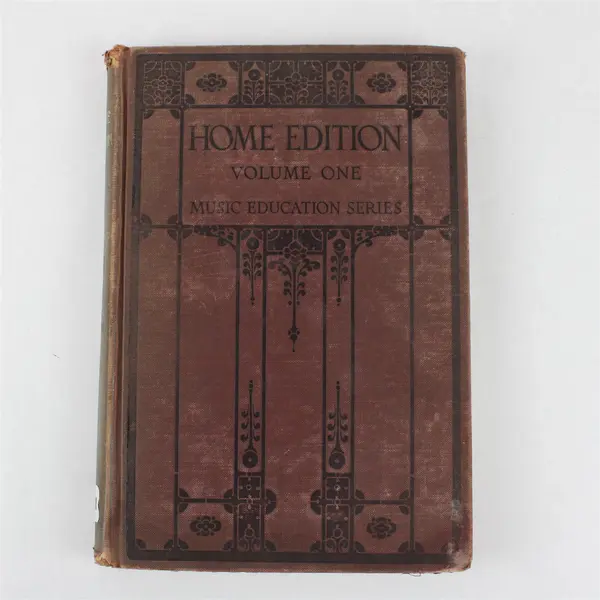 Antique Music Education Series The Home Edition Volume One 1925 HC Ex-Library