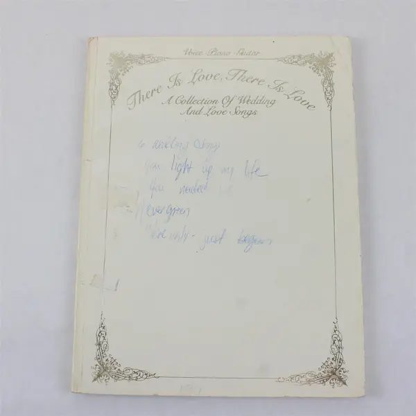 There Is Love There Is Love A Collection Of Wedding & Love Songs PB 1971 
