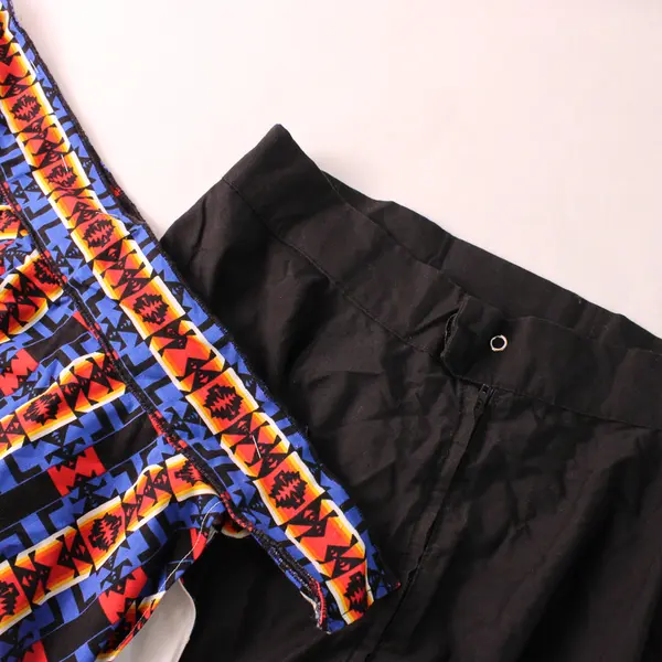 Handmade Southwestern Theme Skirt and Overlay Set 32 in Waist