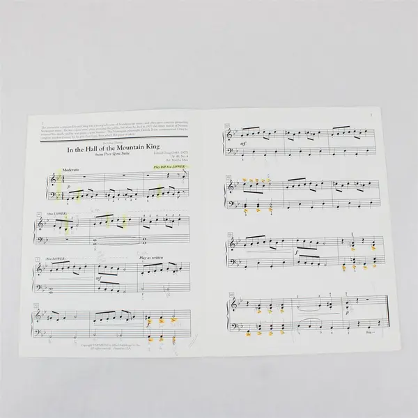 Edvard Grieg In the Hall of the Mountain King Piano Solo Arr Martha Mier