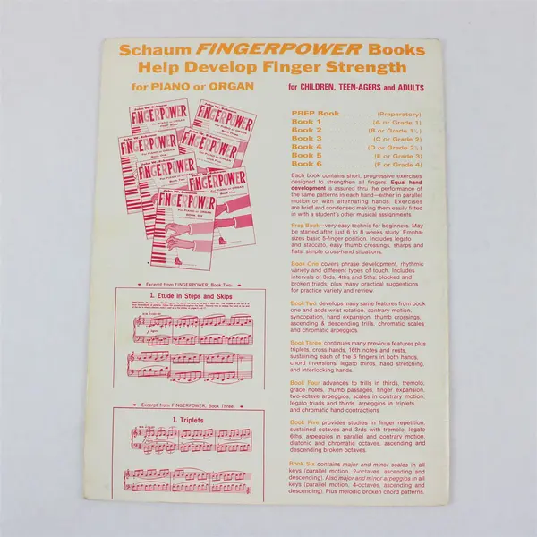 VTG 1962 Schaum Solo Series Piano Fun Fare Various Composers For Beginners Good
