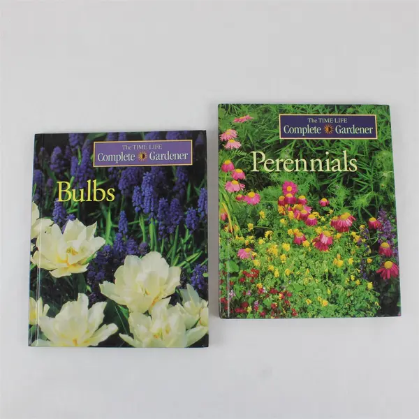 Lot of 2 The Time Life Complete Gardener Books Perennials & Bulbs 1995 HC