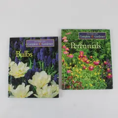 Lot of 2 The Time Life Complete Gardener Books Perennials & Bulbs 1995 HC