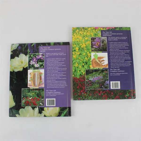 Lot of 2 The Time Life Complete Gardener Books Perennials & Bulbs 1995 HC