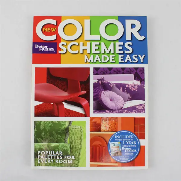 Better Homes and Gardens New Color Schemes Made Easy 2008 Paperback Good