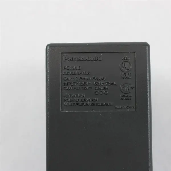 Genuine Panasonic PQLV19 Class 2 Power Supply AC Adapter 6' Cord