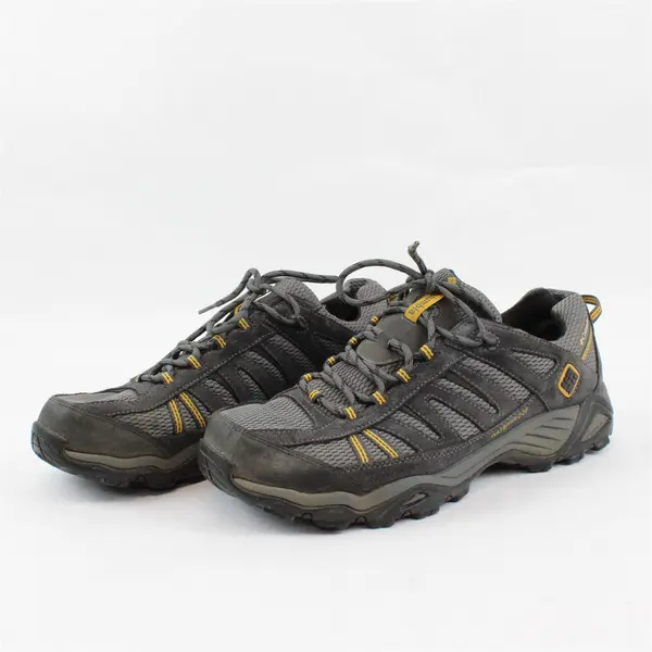 Columbia Charcoal/Yellow North Plains WP Hiking Shoes Mens Size 12 (No Insole)