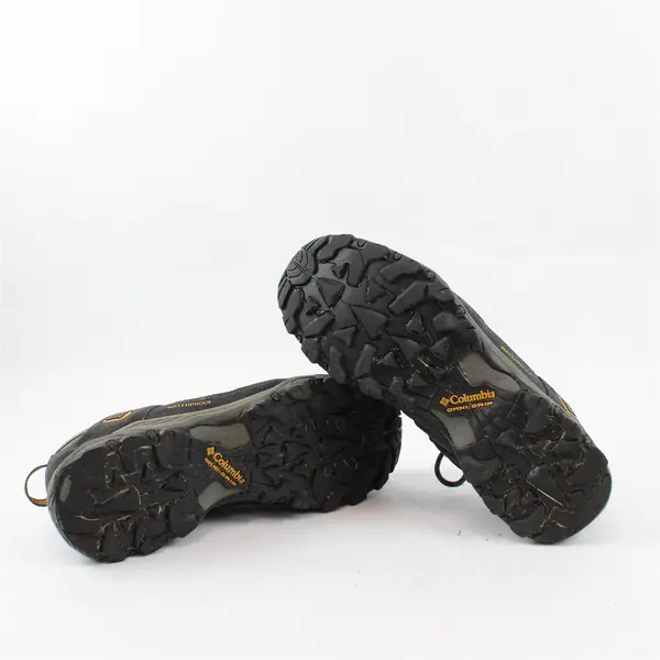 Columbia Charcoal/Yellow North Plains WP Hiking Shoes Mens Size 12 (No Insole)