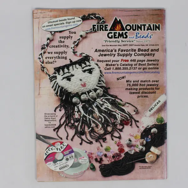 Beadwork Magazine June July 2008 Featuring 20 Dazzling Summer Projects