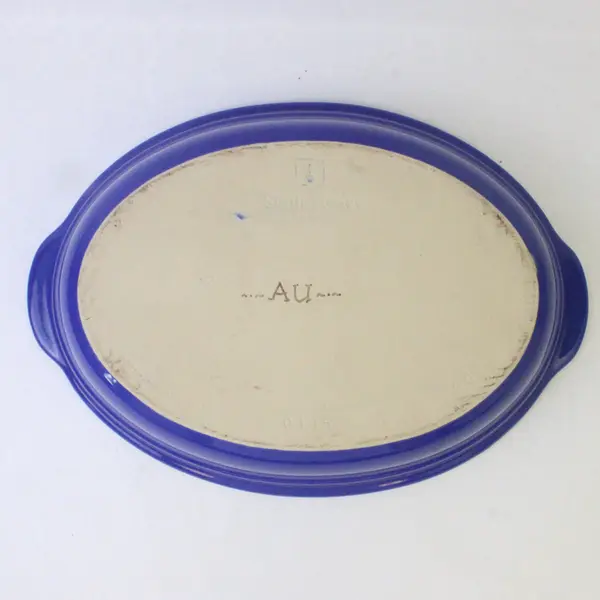 Emile Henry Blue Ceramic Oblong Baking Dish 10x14in