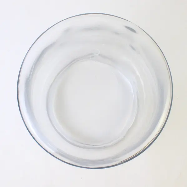 Anchor Hocking Montana Glass Storage Jar 8in Dark Wood Lid Snug Seal