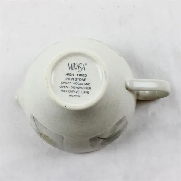 Mikasa Woodland Stoneware Creamer 5.75in Good Pre-Owned