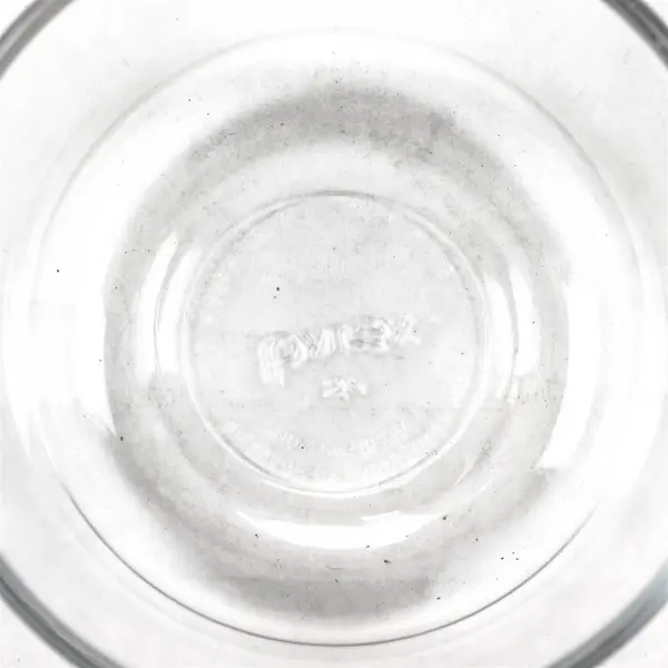 Pyrex 7200 2-Cup Round Glass Storage Bowl Clear No Lid