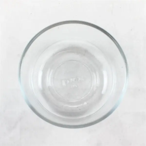 Pyrex 7200 2-Cup Round Glass Storage Bowl Clear No Lid