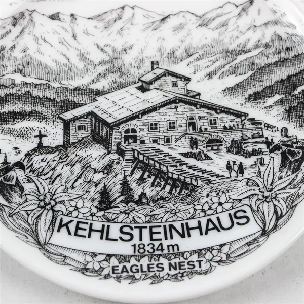 Floss Porzellan Bavaria Vintage Porcelain Plate Kehlsteinhaus Eagle's Nest