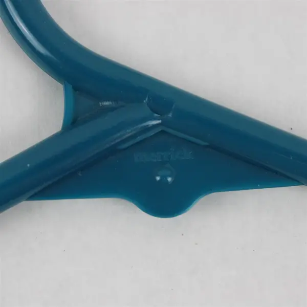 Lot of 10 Merrick Teal Blue Plastic Clothes Hangers Shirts Pants