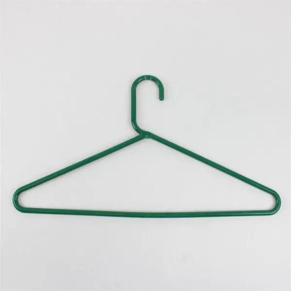 RUFFIES Lot of 10 Green Plastic Clothes Hangers for Shirts & Pants