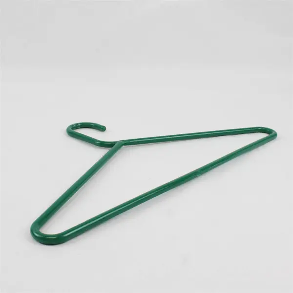 RUFFIES Lot of 10 Green Plastic Clothes Hangers for Shirts & Pants