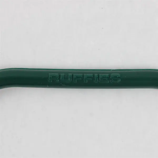 RUFFIES Lot of 10 Green Plastic Clothes Hangers for Shirts & Pants