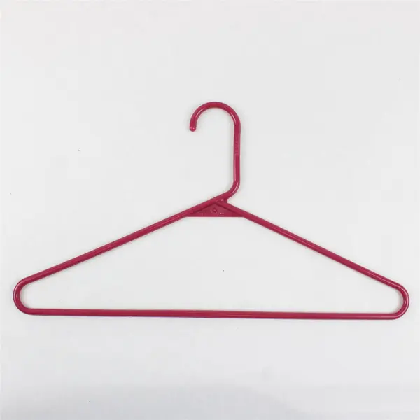 RUFFIES Lot of 10 Magenta Pink Plastic Clothes Hangers Shirts Pants