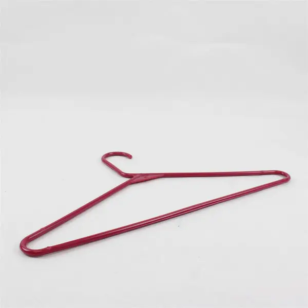 RUFFIES Lot of 10 Magenta Pink Plastic Clothes Hangers Shirts Pants