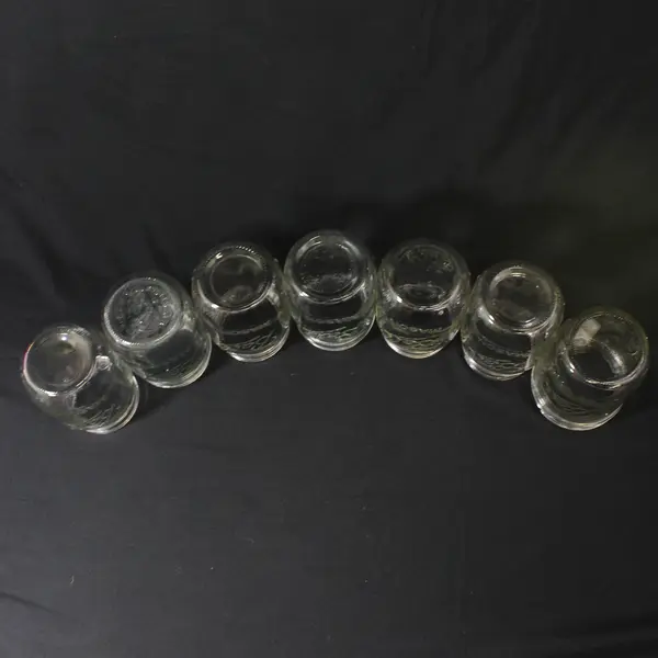 Lot of 6 Ball Narrow Mouth And 1 Wide Mouth Pint Glass Canning Jars 