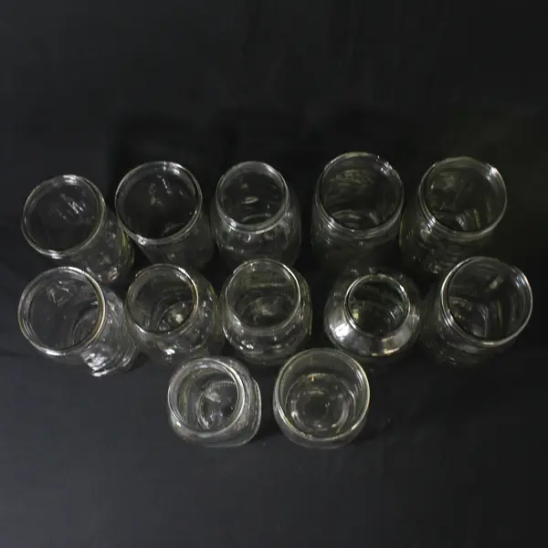 Mixed Lot of 12 Qt Glass Canning Jars Only Ball Kerr Atlas Narrow & Wide Mouth