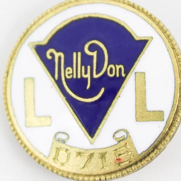 Vintage Nelly Don L L Employee Lapel Pin 0715