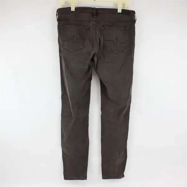 Adriano Goldschmied Dark Brown Super Skinny Ankle Jeans Women's Size 28R