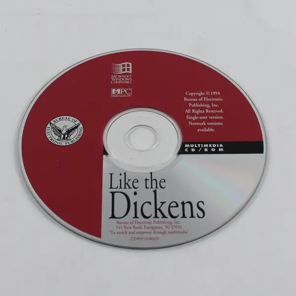 Bureau of Electronic Publishing Like The Dickens CD/ROM 1994 3032