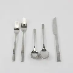 Cardinal International Luxus Sand Sola 5pc Flatware Set