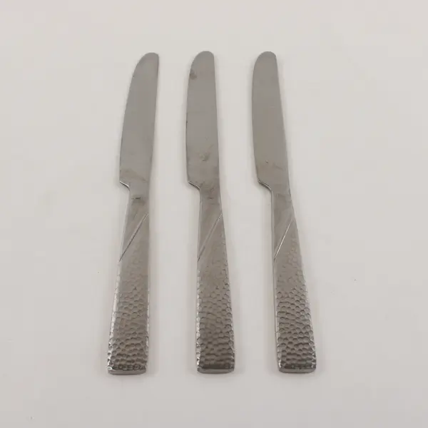 Three Barletta Dinner Knives From the Gourmet Basics Collection by Mikasa
