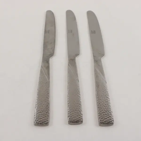Three Barletta Dinner Knives From the Gourmet Basics Collection by Mikasa