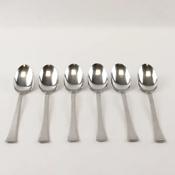 Six 18/8  Stainless Faceon Tablespoons by WMF Cromargan