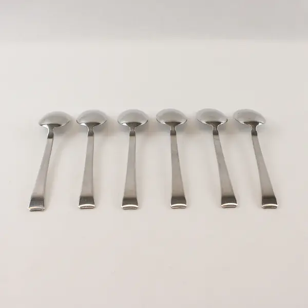 Six 18/8  Stainless Faceon Tablespoons by WMF Cromargan